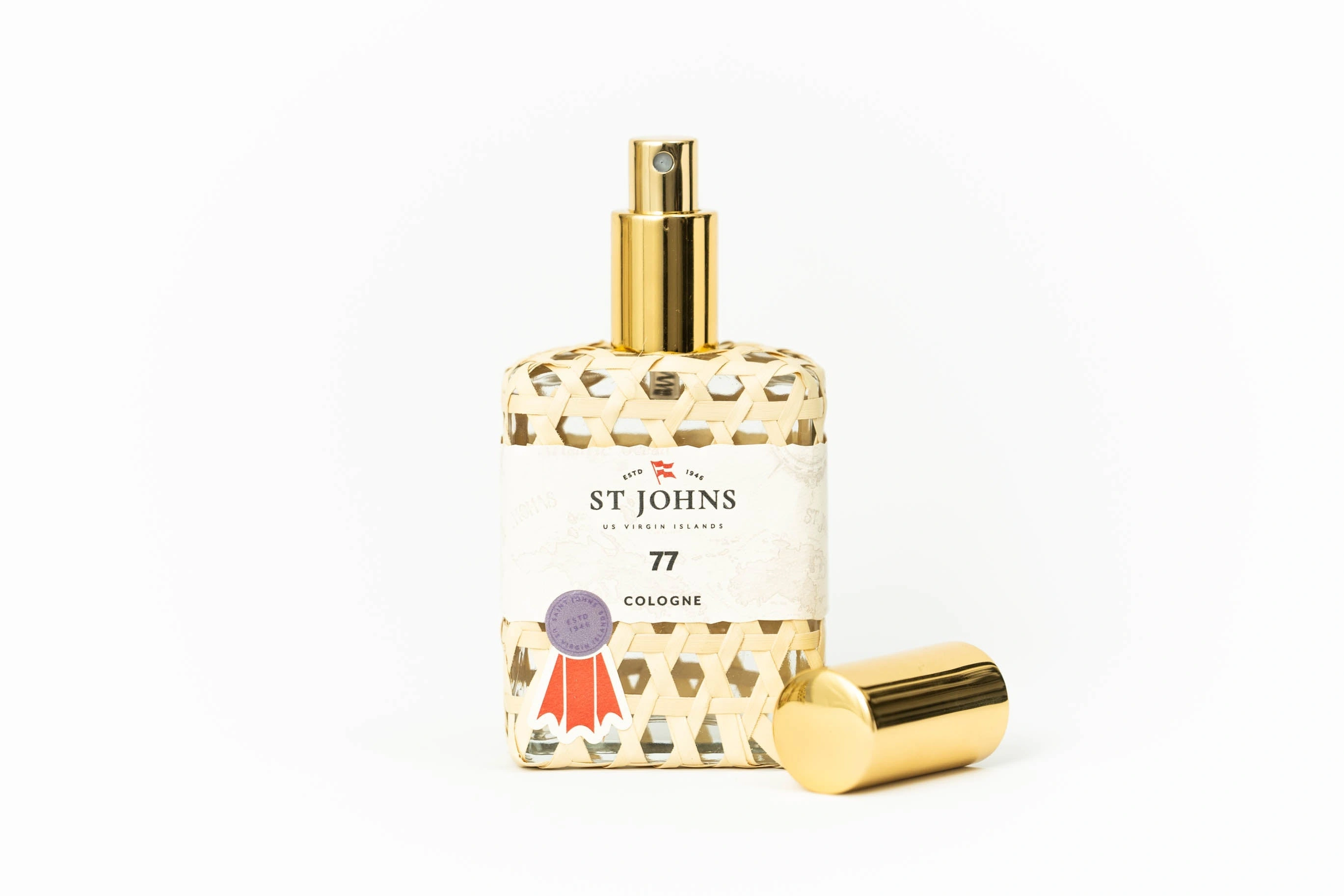 St Johns 77: The Classic Grooming Ritual. Timeless Scent. American Legend. Own It.